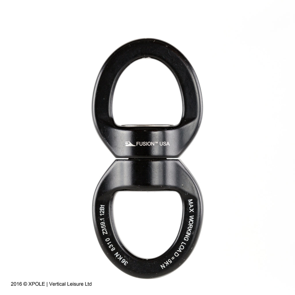 Swivel- Round 36kN- Black