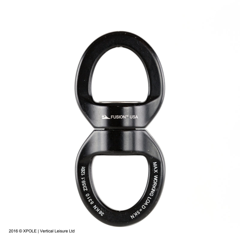Swivel- Round 36kN- Black
