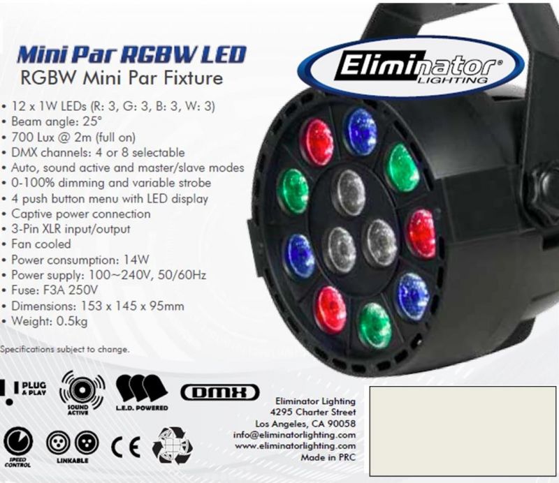 Mini Par RGBW LED